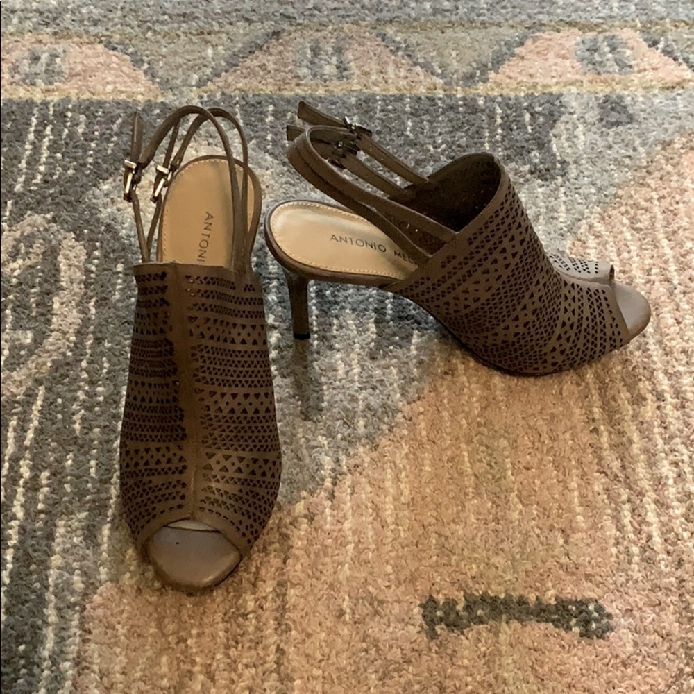 Strappy heels